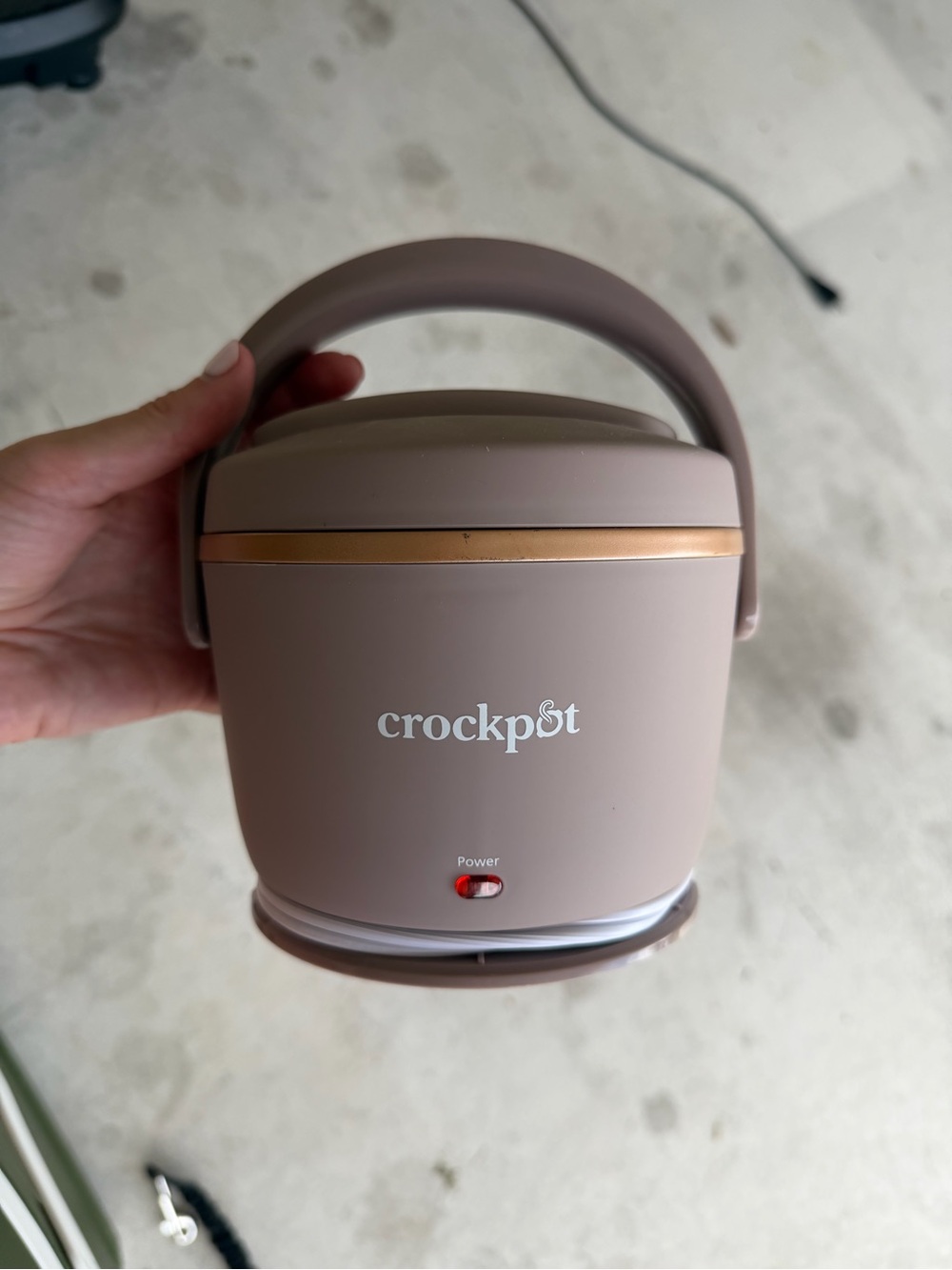 Crockpot Portable Electric Cooker - Taupe
